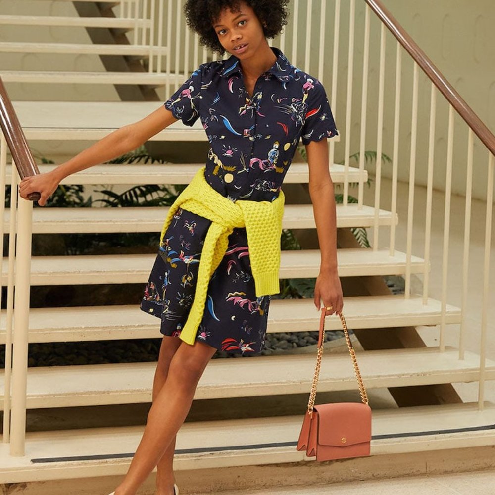Tory Burch Scallop Shirtdress